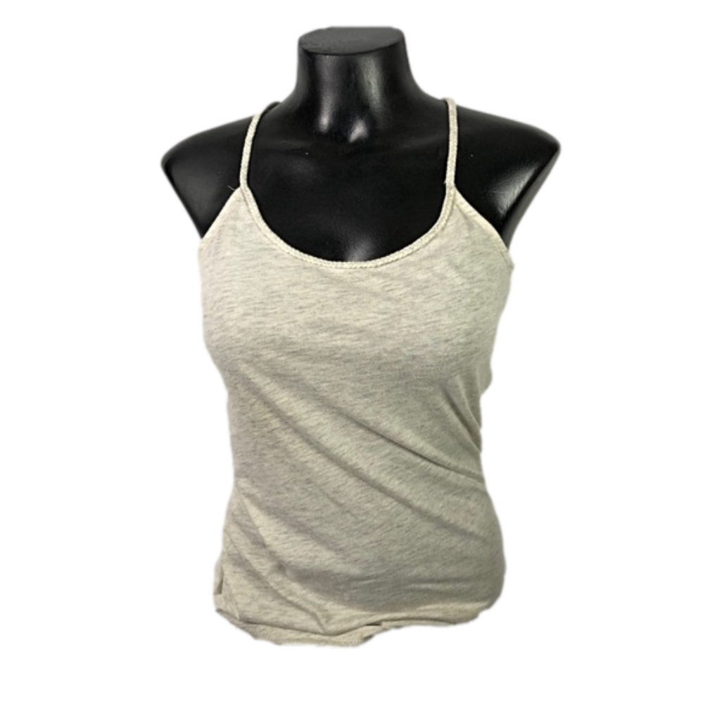 GARAGE- Racerback Light Grey Tank Top - Picture 2 of 7